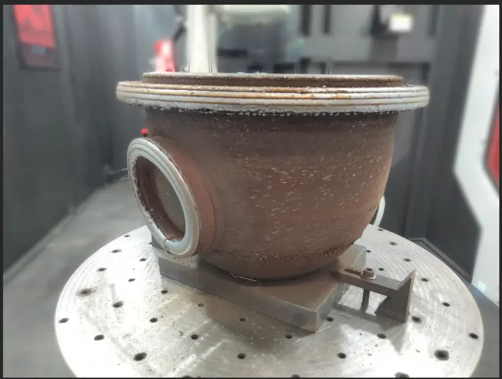 WAAM Part, DED Part, Steel Part, Metal Additive Manufacturing, WAAM Oil and Gas